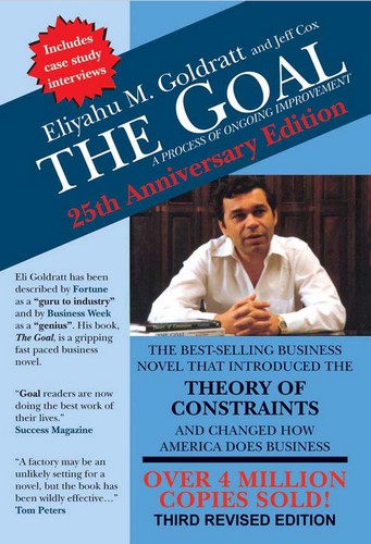 The Goal by Eliyahu M. Goldratt, the business novel that introduced the theory of constraints